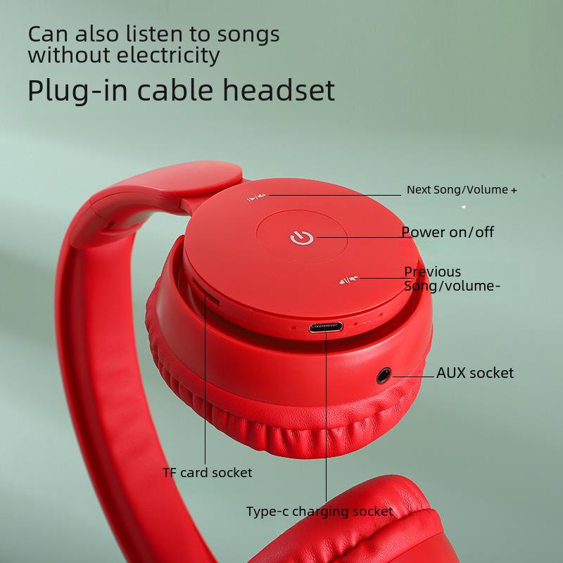 Bezdrátová Bluetooth sluchátka F68: Vhodné pro děti, hry a hovory