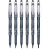 Pilot Precise P-500 Gel Ink Ballpoint Pen, Extra Fine, Black Ink, 6 Count (Pack of 6)