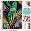 Index Tags 2026 Planner Notebook Spiral Binding Spiral Notebook  Daily Organization