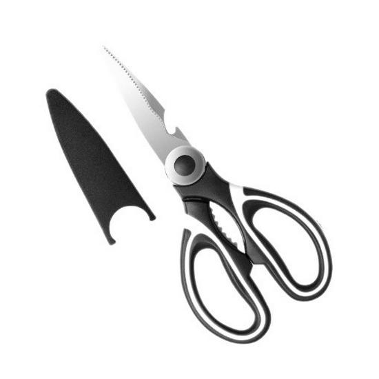 Multifunctional Kitchen Scissors: Ideal for Fish, Vegetables, and Chicken