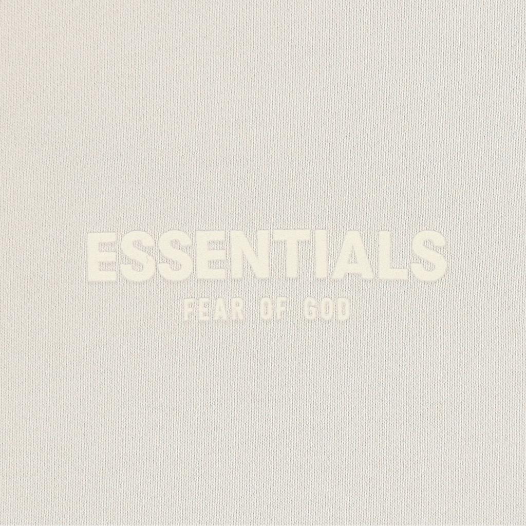 Fear of God Essentials SS22 Fleece-Lined Sweatpants With Embossed Logo Drawstring Men Bottoms Wheat FOG-SS22-133