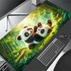 1 pièce Panda forêt de bambous lumière du soleil mignon Tapis d'ordinateur Tapis de souris pour bureau, Joueurs et Usage de bureau 020233