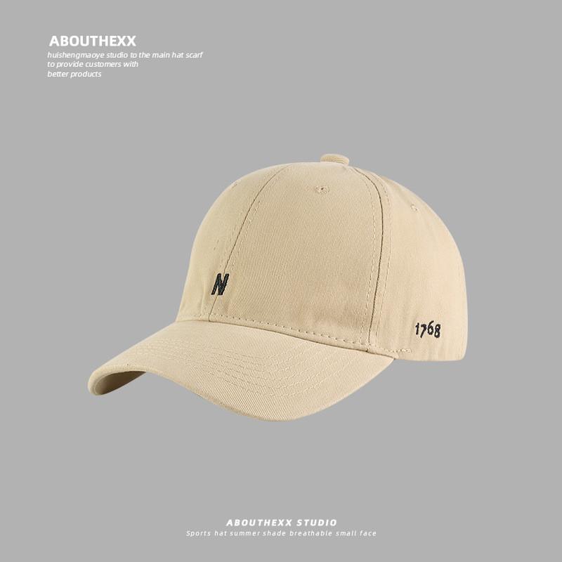 

Cotton Baseball Cap With Embroidered Letters For Casual Summer Sun Protection