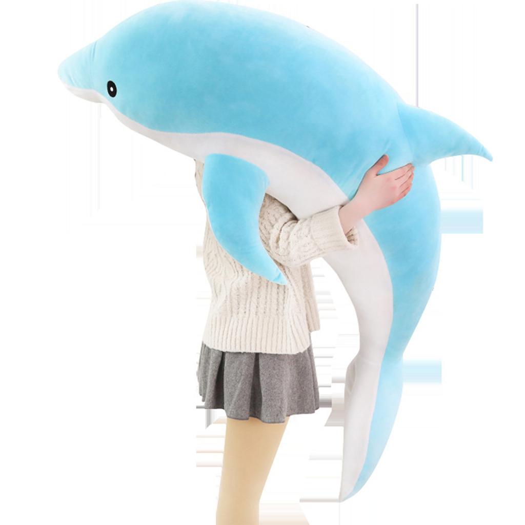 1 Stück 30CM kawaii Delfin Plüschtiere Niedliche Kuscheltier Weiches Tier Kissen Puppen für Kinder Mädchen Schlaf Kissen Geschenk