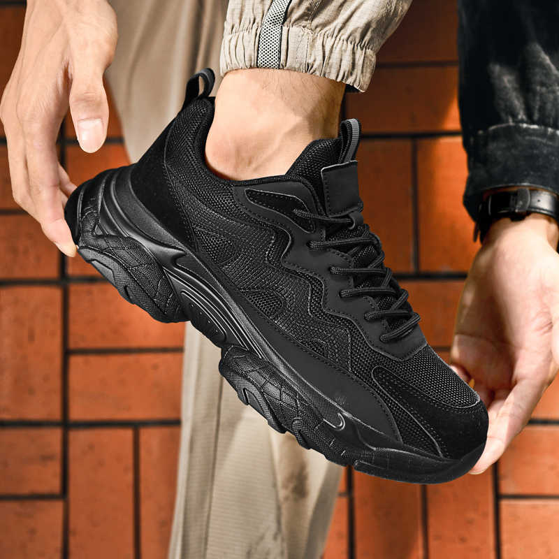 Fashion Does Not Slip Mocassim Black Moccasin Man Running Classic Sneakers Man Black Shoes For Man Sport 4yrs To 12yrs Losfers