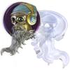 Easy to Clean Silicone Mold Long Bearded Skull Making Mould Wall Decoration Accessory Casting Mould for DIY Lover