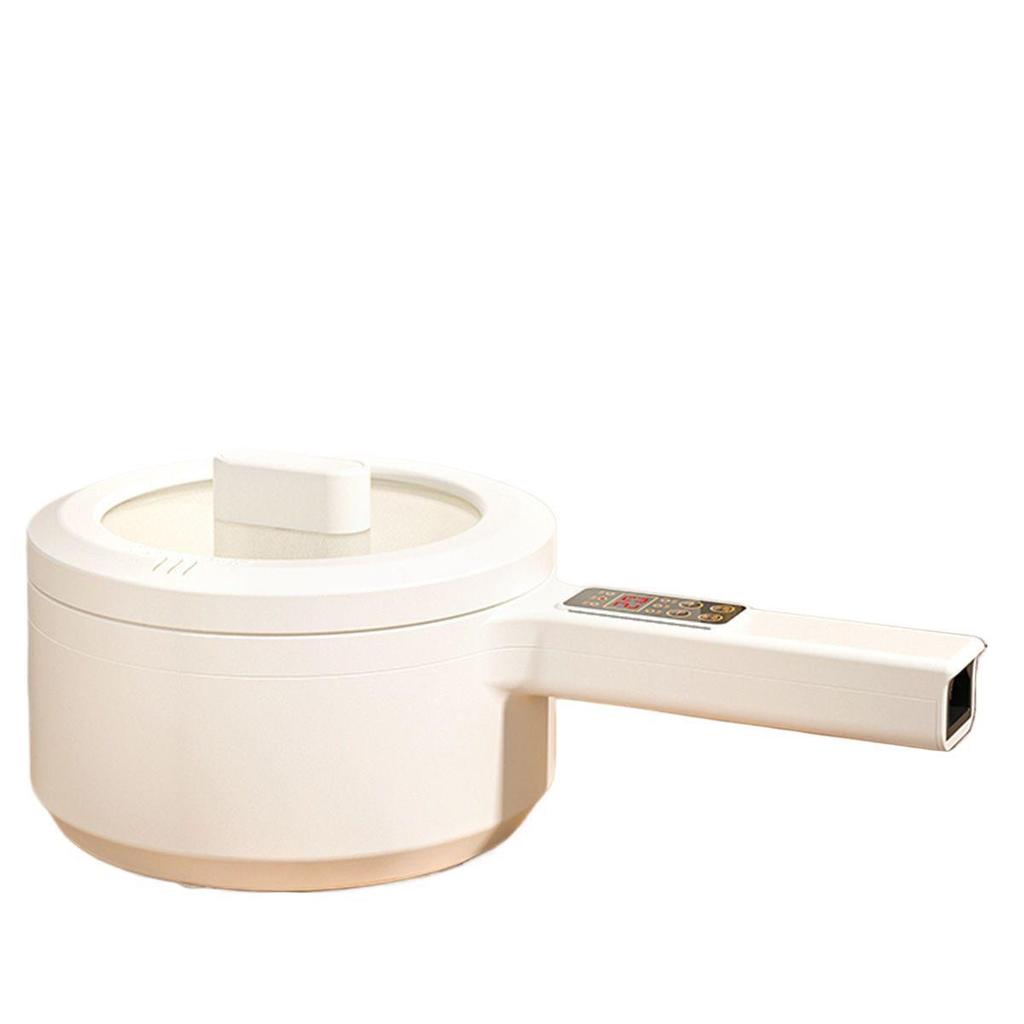 Compact Multi-Functional Electric Cooker: Noodles, Rice, Porridge, Stir-fry, Steaming, Hot Pot, All-in-One Automatic Cooking Pot