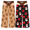 Pantalon de pyjama amusant pour homme avec ceinture élastique et fermeture à boutons pour dormir et