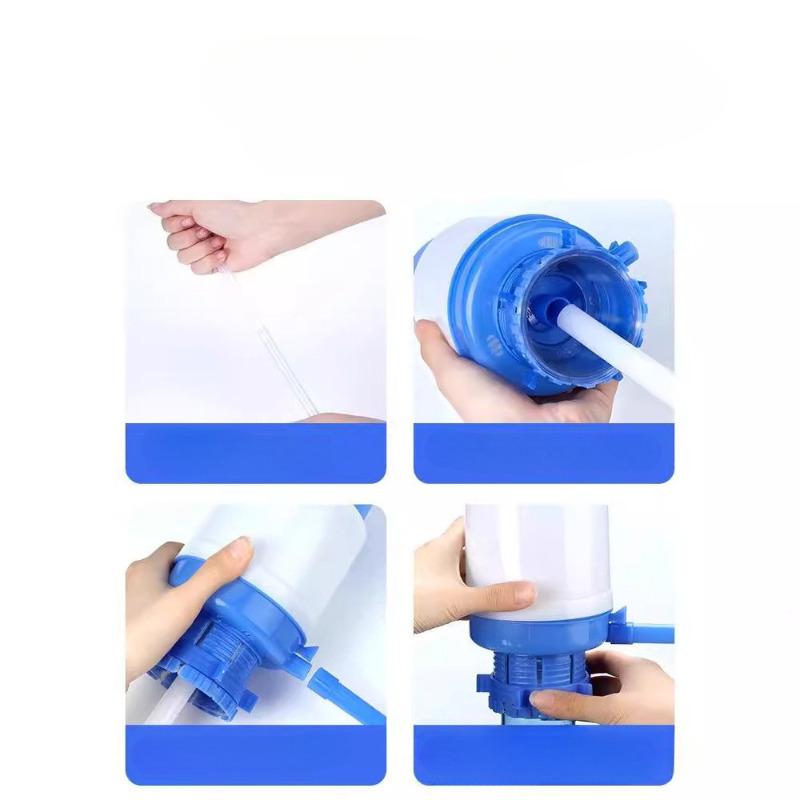 Manual Water Pump Dispenser For 5 Gallon Bottles Portable Hand Press Water Tap For Home Kitchen Office Hydration