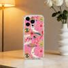 The S-Sun Moon S-Stars Phone Case For iPhone 17 16 15 14 13 12 11 Mini Pro Max Plus Transparent Cover