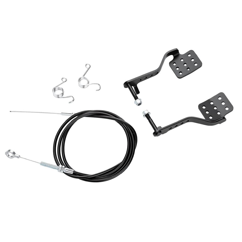 Pedali per Go-Kart con Cavo Acceleratore da 71 pollici Pedale Freno Acceleratore per Go-Kart Sostituzione per Predator 212ml 196ml 6.5hp 5.5hp