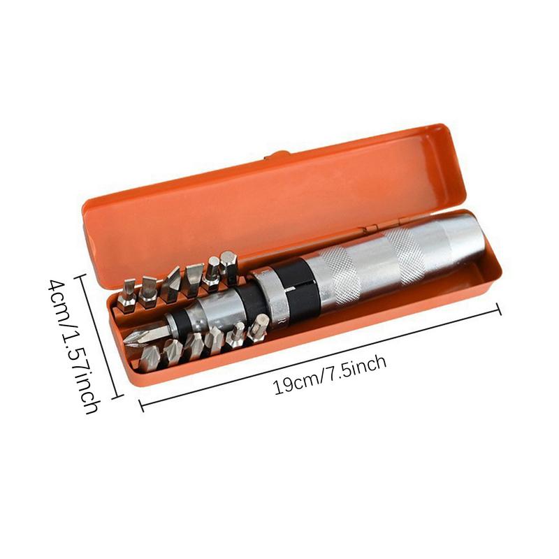 Impact Driver Bit Set 4 Pieces Screw Extractor Set Hand Impact Screwdriver Small Impact Tool Set Repair Tool Kits Screwdriver