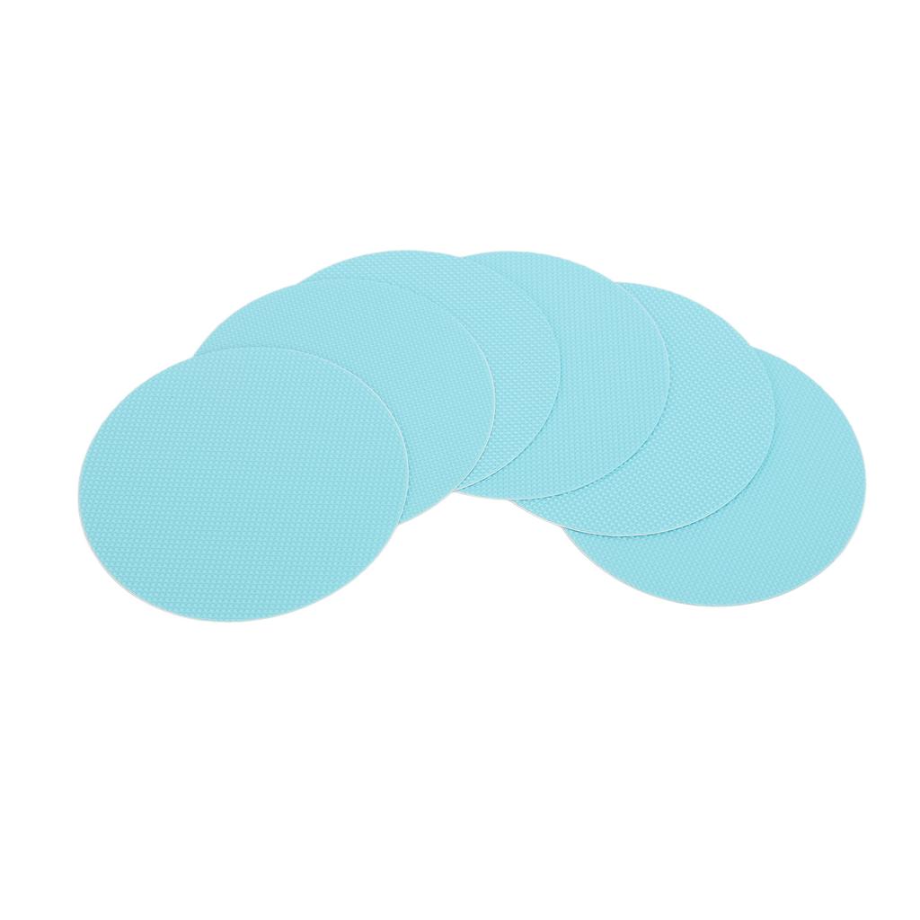 6Pcs Bathtub Stickers Prevent Slip Strong Adhesive Safety Shower Stickers for Bathroom Bath Tub Shower Stairs