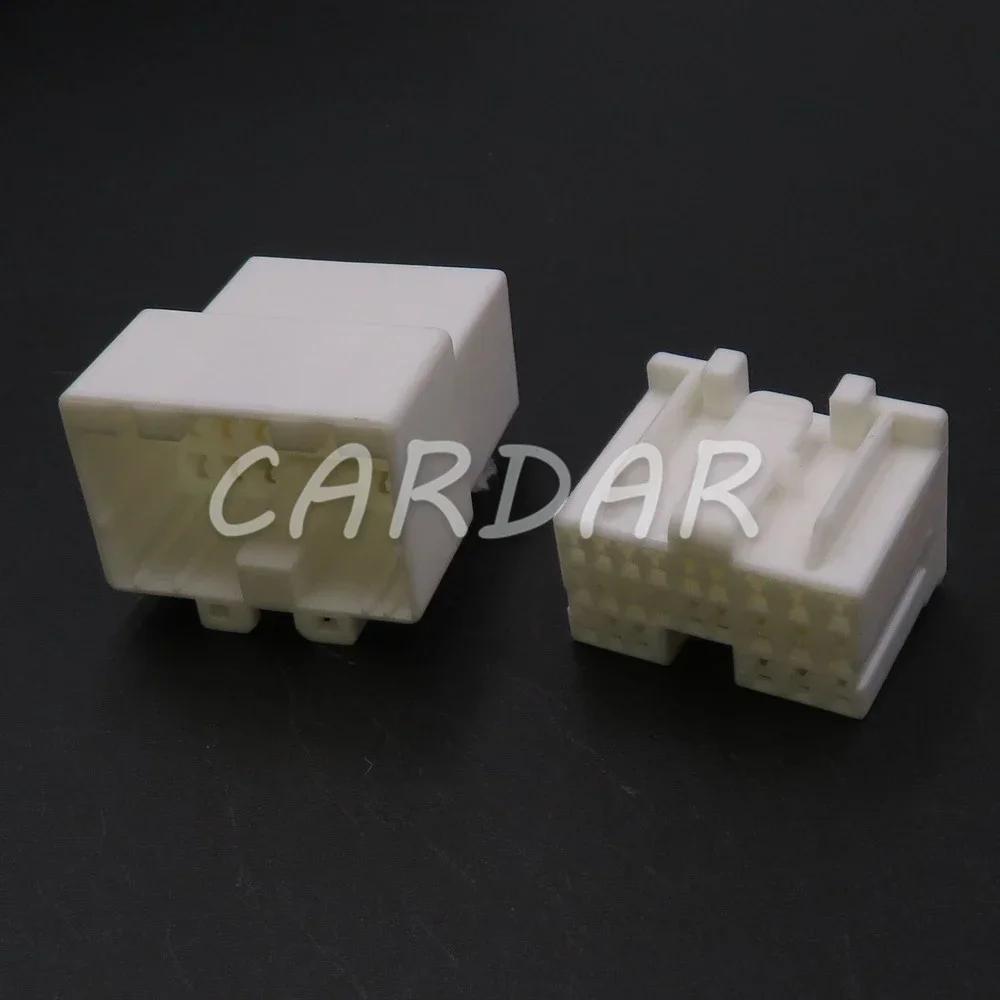 1 Set 24 Pin Car Engine Wave Box Computer Board Socket AC Assembly 316371-1 Automobile Gearbox Wiring Harness Socket For Nissan