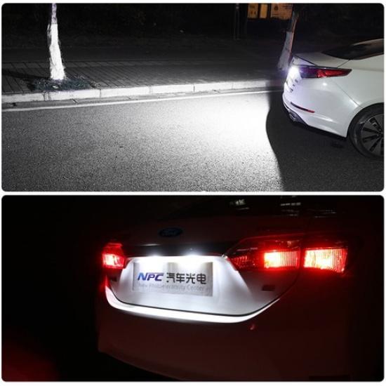 2x LED License Number Plate Lights White Lamp For Ford Focus C-MAX /MK2 2003-07