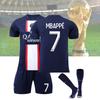 Premium Paris Saint-germain Soccer Jersey Set For Kids Messi Mbappe Neymar