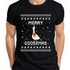Merry Goosemas Christmas Duck Outfit Funny Unisexs T Shirt Vintage Graphic Homme Breathable Comfortable Slightly