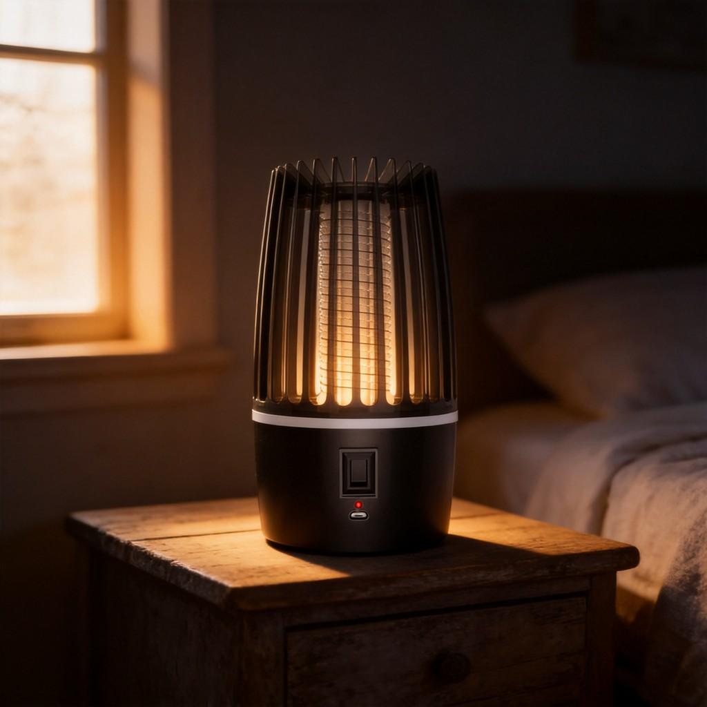 Electric Mosquito Killer Lamp With Usb Rechargeable And Night Light For Indoor Outdoor Use