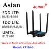 Cross-America 4G LTE Wireless Router: Eurasia Smart Full Network Access WiFi Router.