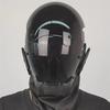 Kybergotický Punkový Helmový Maska pro Muže Motocyklová Futuristická Techwear Maska Cosplay Halloween Party Hudební Doplňky