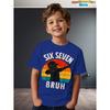Lustiges Sechs Sieben T-Shirt für Kinder 67 Nummer 3D-Druck Sommer Kurzarm-T-Shirt Locker Basketball Sportoberteile Mode Kinderkleidung