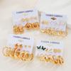 IF ME 46 Pcs Butterfly TEarrings Set Fashion Women Jewelry For Party Daily Wear Birthday Christmas Gift