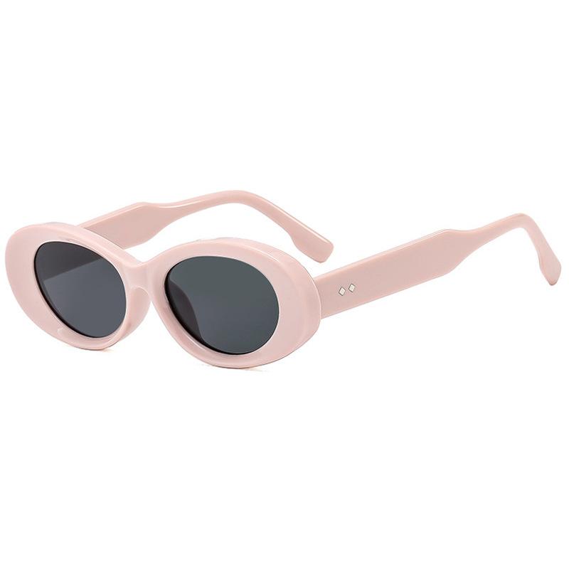 New Retro Oval Small Frame Sunglasses Women Retro Uv Resistant Sun Glasses Sunshade Eyewear Uv400 Luxury Brand Design Eyeglass