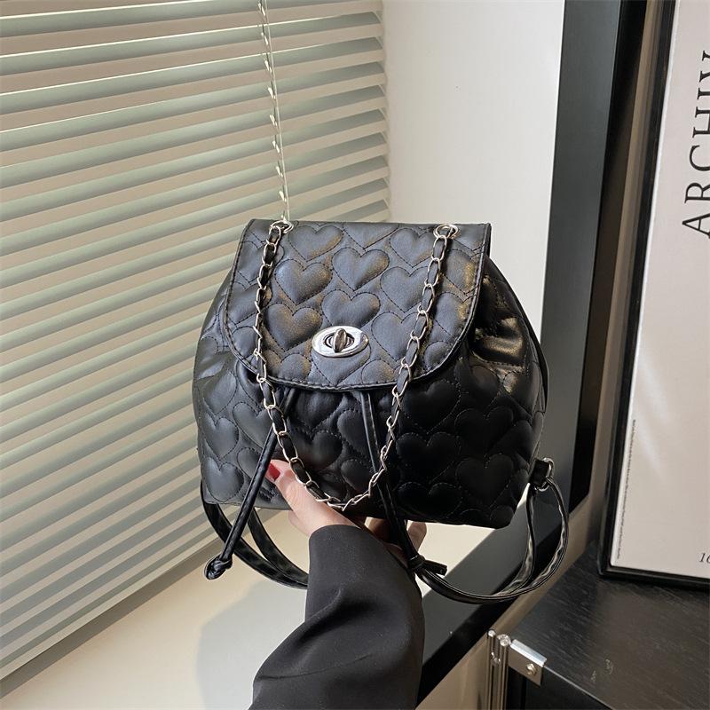 

Красивый однотонный рюкзак женский с ощущением высокого класса, легкий, популярная портативная сумка через плечо, рюкзак женский чёрный