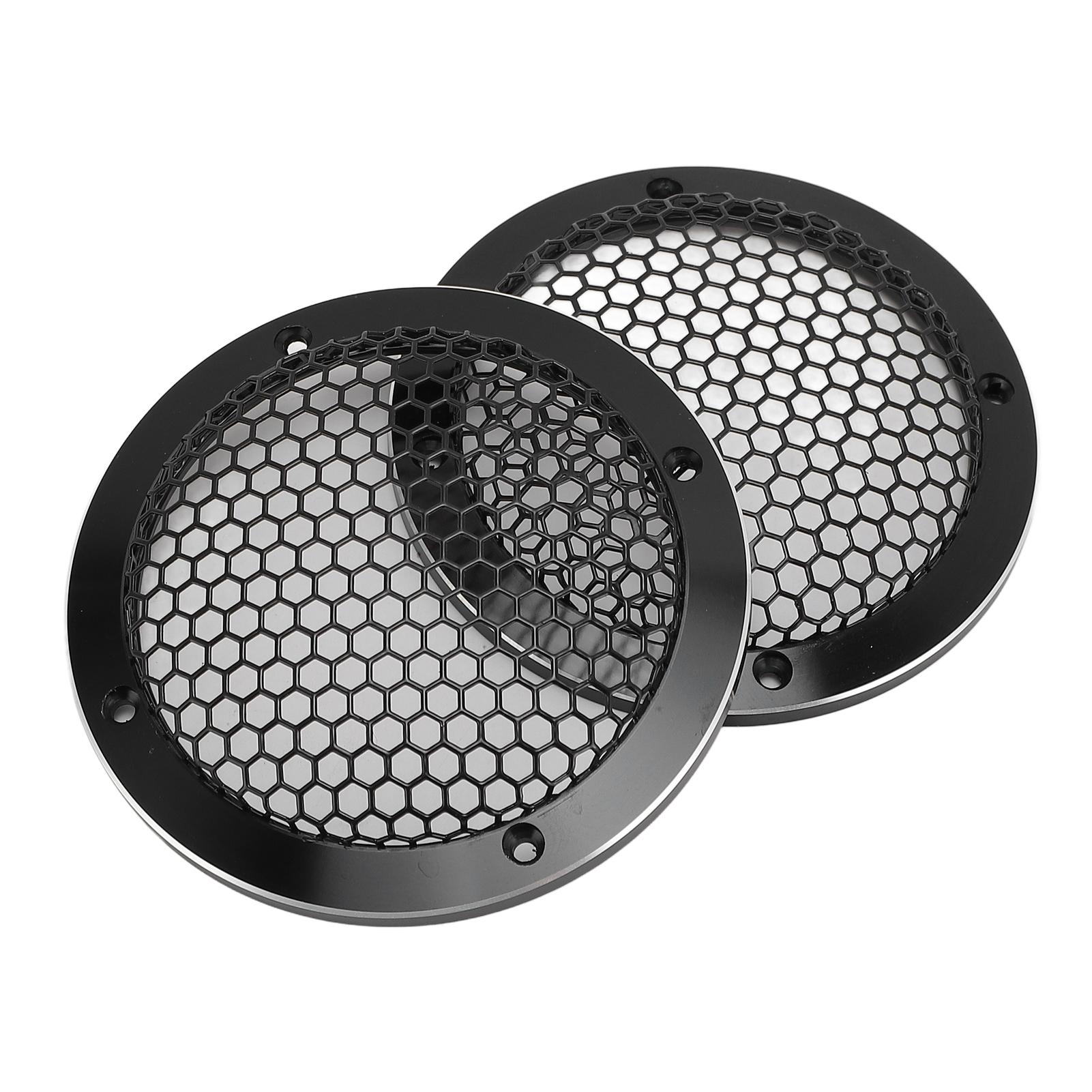 Ceiling Speaker Cover 92mm Outer Diameter Round Shape Car Speaker Grill Mesh Cover