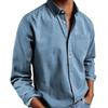 New Spring Autumn Men's Shirt Long Sleeve Lapel Comfortable Casual Versatile Top