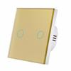 1/2/3 Gang Wall Light Switch Glass Panel Smart Switch Touch Sensor Switch  Lighting Control