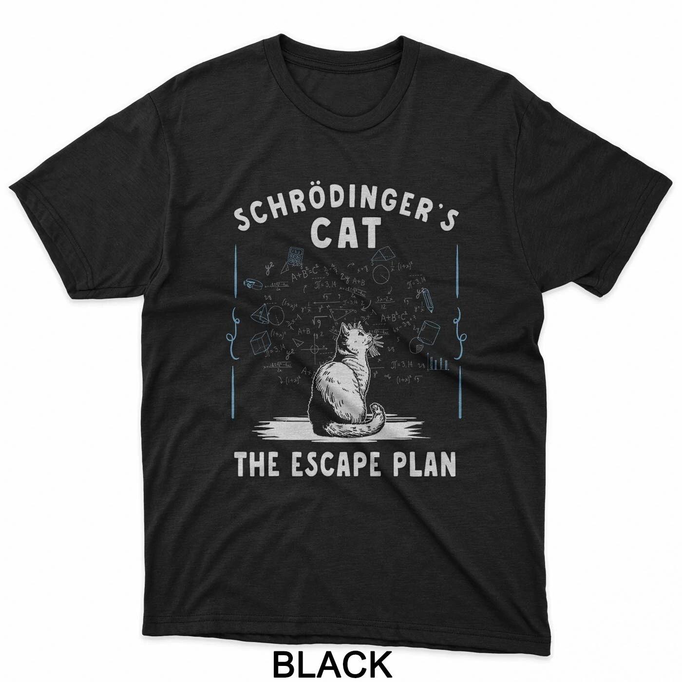 Кот Шрёдингера План побега Наука Квантовая физика Учитель Футболка 2XL