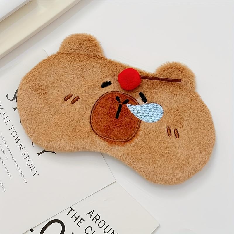 Маска для глаз капибары, милая маска для сна, блокирующая свет, регулируемая маска для глаз, унисекс маска для глаз, подарок на день рождения и Рождество