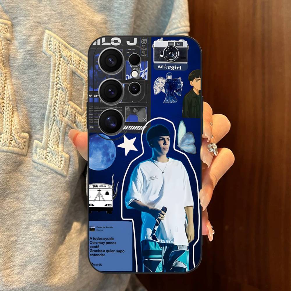 Singer M-Milo J Phone Case For Samsung S 24 Fe 25 Ultra Plus 20 Lite 21 30 22 23 24 22 Ultra 5G Fundas