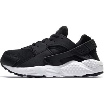 Air Huarache Run Slip Resistant Abrasion Resistant Low Top Kids' Running Shoes Black White Kids' 704949-011