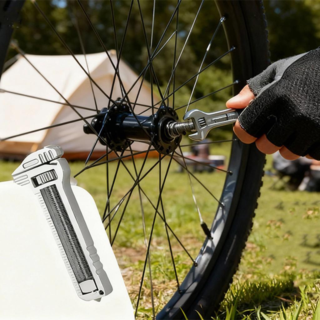 1/4Pcs Mini Wrench Pocket Portable Multitool Tools for Outdoor Camping Compact Zinc Alloy Bottle Opener Outdoor Small Tools