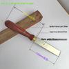 White Steel Scraper: Multi-Purpose Chisel & Trimming Tool, 2mm Thick Blade