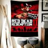 RDR2 Wall Hanging Printed Fabric Blanket Decorative Tapestries for Bedroom Living Room Home Decor