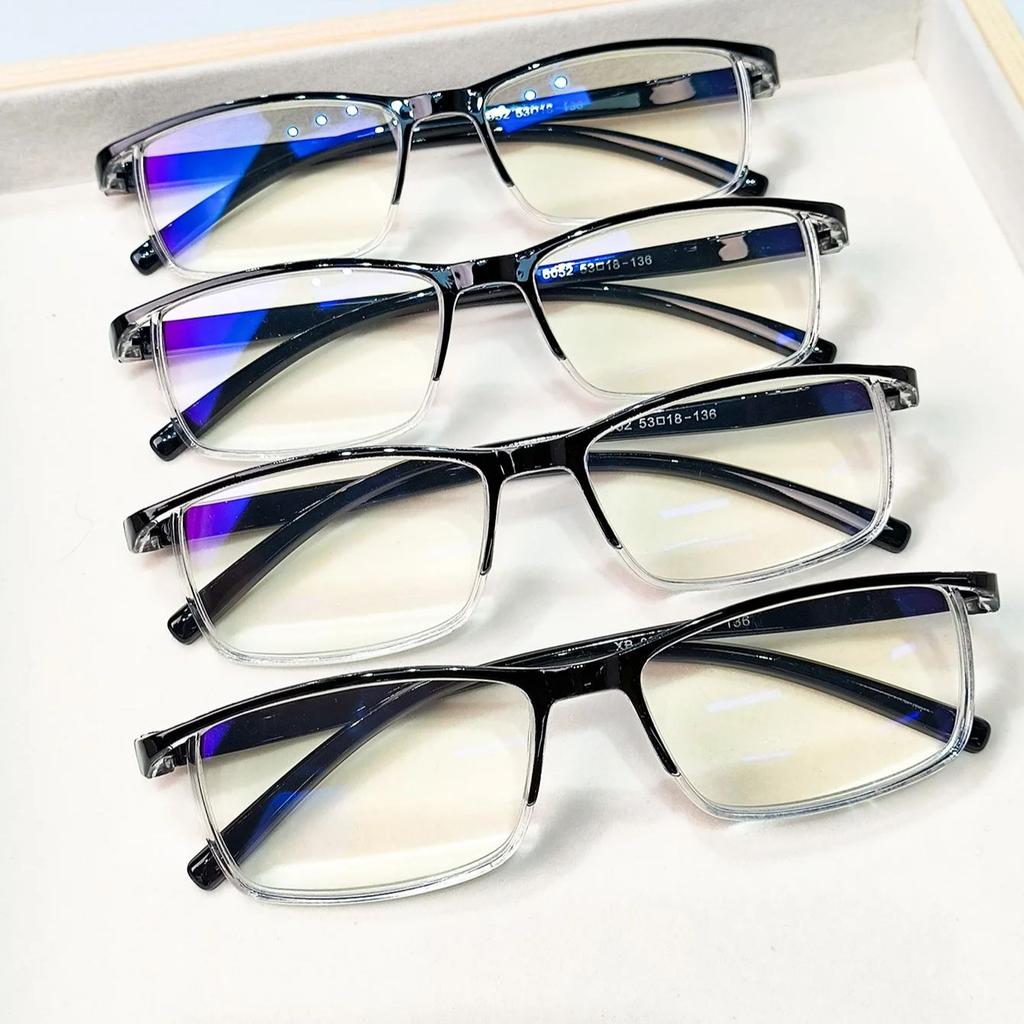 4er-Pack Lesebrillen, Blaulichtfilternd, PC-Gläser & Rahmen, Kein Zubehör, Altersweitsicht-Vergrößerung +1.0 bis +4.0