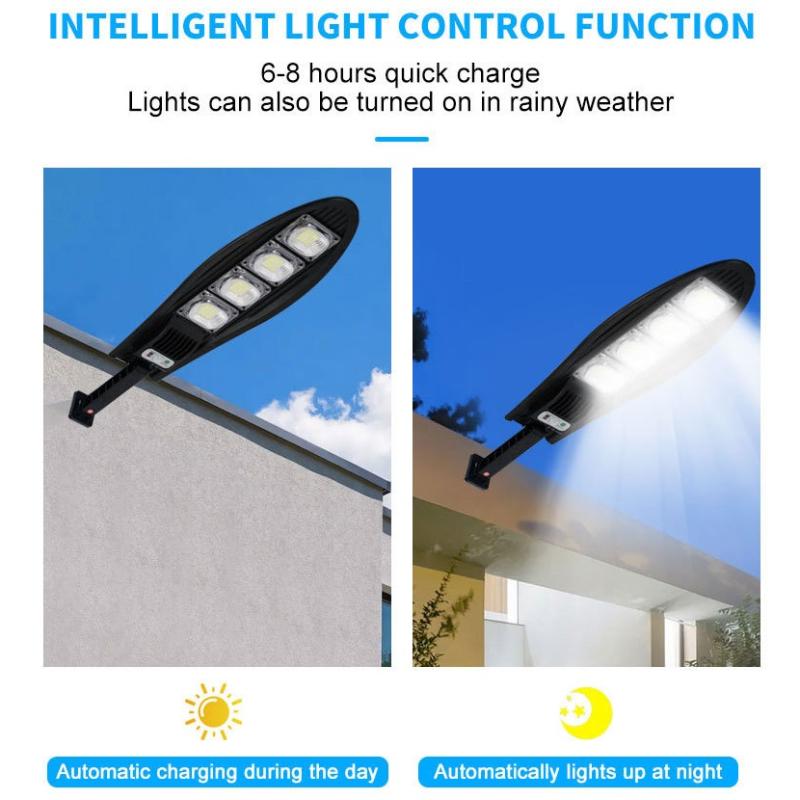 LED Solar Lights 3 Modes Outdoor Garden Street Light With Motion Sensor Waterproof Wall Light for Garage