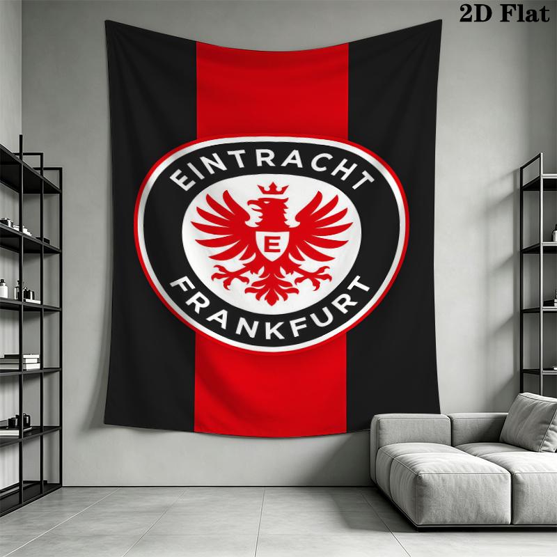 Eintracht Frankfurt Wall Tapestry Aesthetic Wall Hanging Printed Fabric Blanket Decorative Tapestries for Bedroom Living Room Home Decor