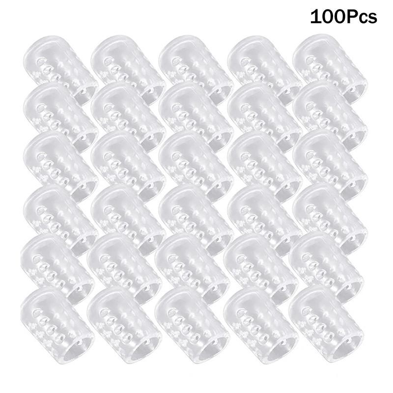 2-100Pcs Silicone Anti-Friction Toe Protectors Gel Breathable Toe Caps Foot Care Elasticity Fingertip Blister Prevention