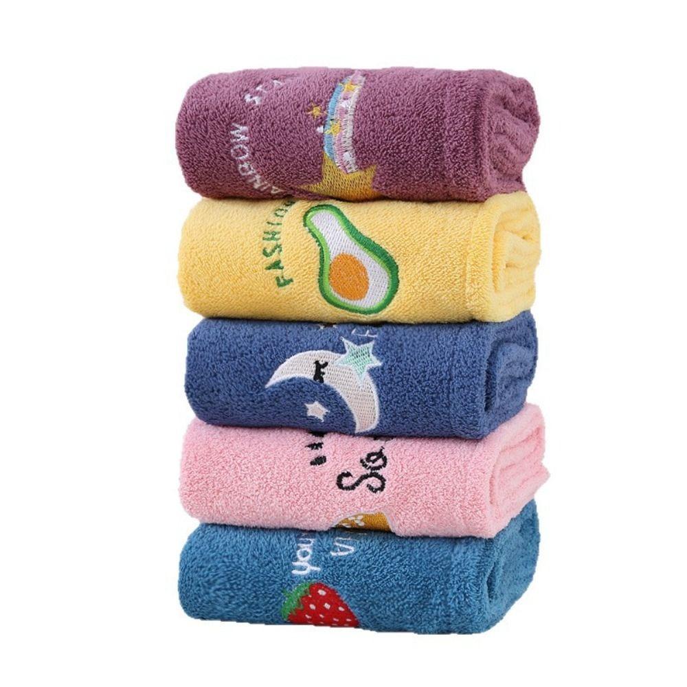 Soft Bathroom Women Head Towels Embroidery Style Hair Dry Wrap Bonnets Birthday Gift