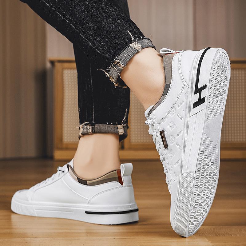 New autumn casual leather shoes sports board shoes trendy shoes KS