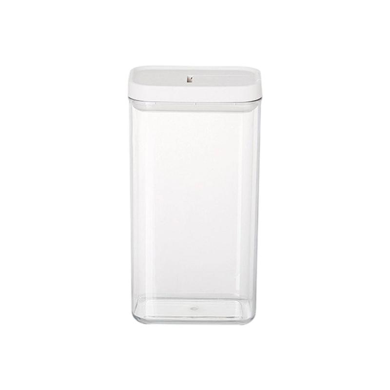 Clear Plastic Sealed Food Container Kitchen Dry Goods Storage Jar With Secure Lid For Freshnesses Preservation