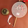 Fan Embroidery For Chinesestyle Round Hanfu And Qipao