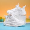 Boys' White Shoes 2025 Summer Hollow Children's Mesh Shoes Medium and Large Children's White Shoes Casual Sports Shoes