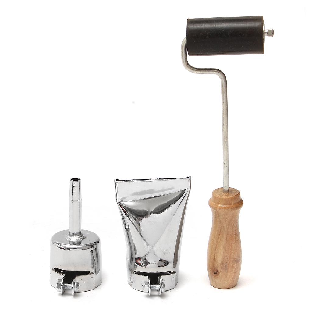 1080W 220V 50Hz NOUVEAU Pistolet à Air Chaud en Plastique Outil de Soudure Kit Buse et Rouleau de Pression pour Machine à Souder