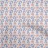 oneOone Bavlna Flex Modrá Fabric Květiny Šití Řemeslné Projekty Fabric Prints By Yard 40 Inch