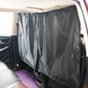 Compact, wear-resistant divided sun shade 1, made of highly resistant materials 1, easy to use and practical with rear window 80 x 54 as a divider cur